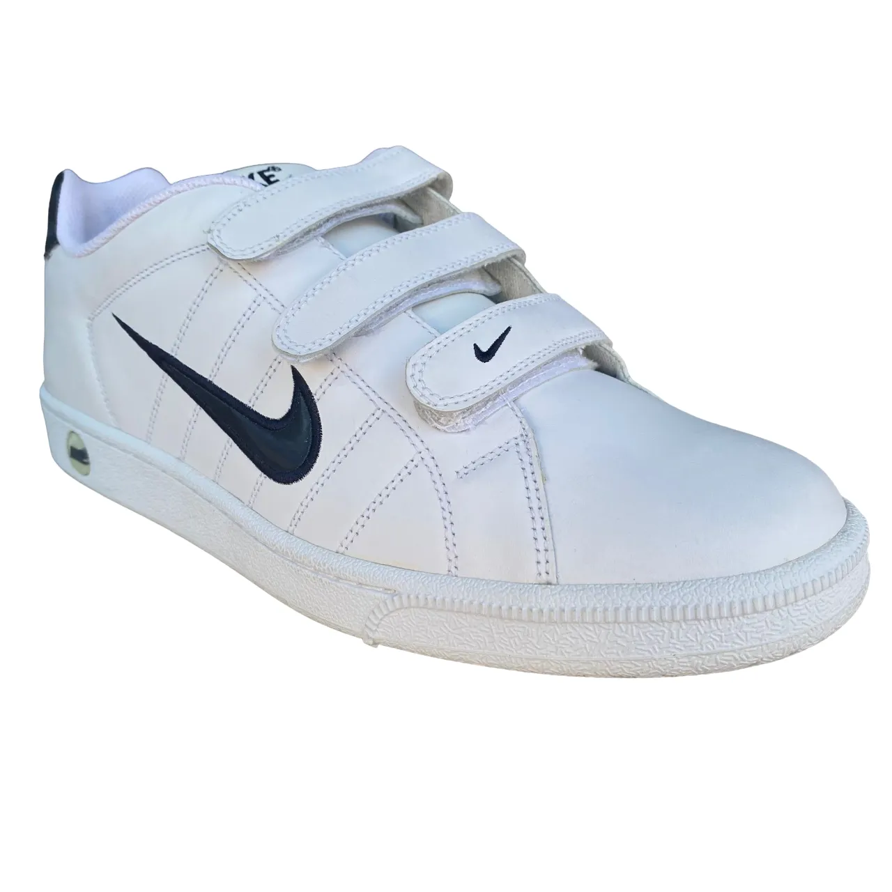 Nike men's sneakers shoe with velcro Court Tradition V 2 315132 141 white