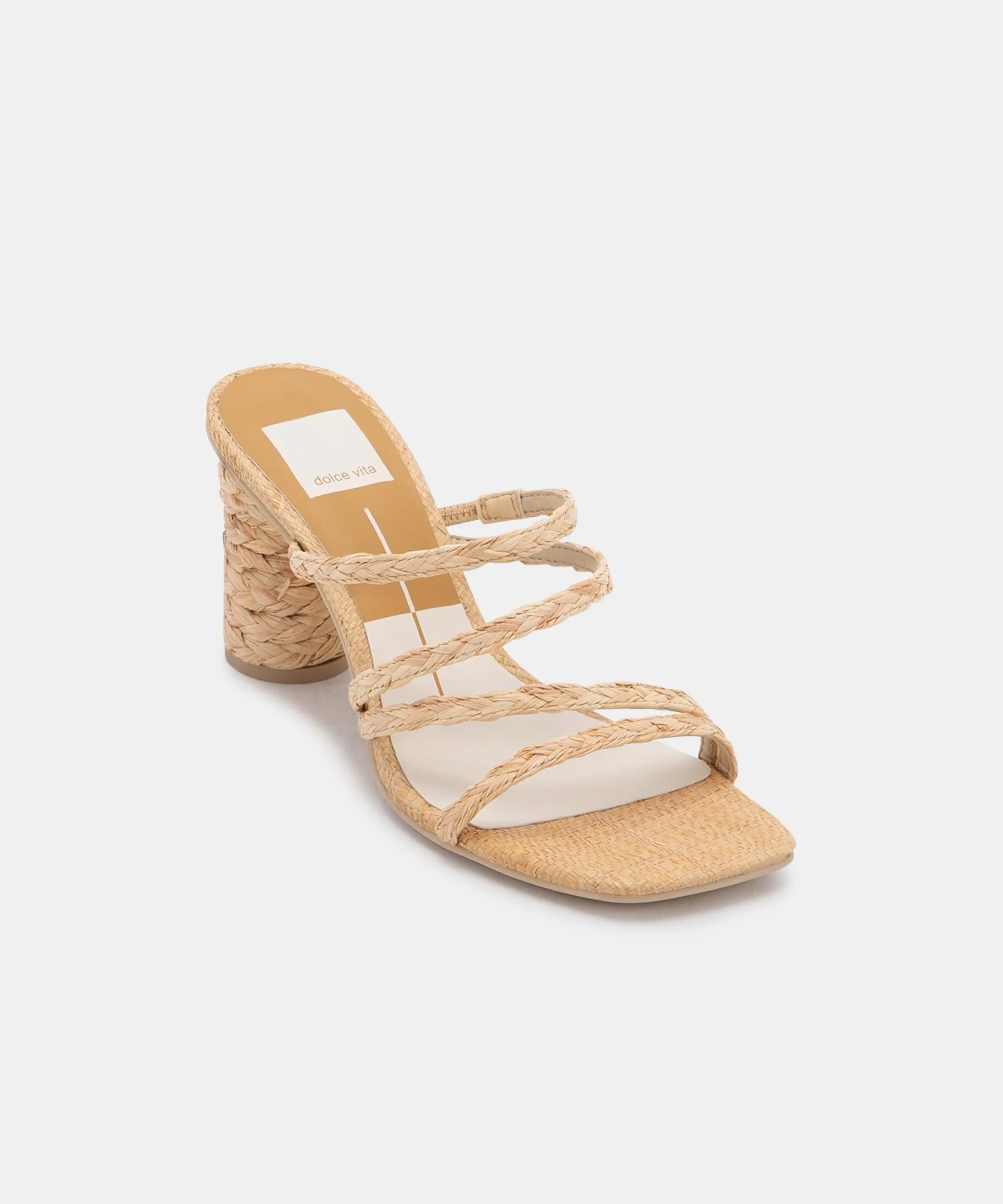 NOVA HEELS LT NATURAL RAFFIA - re:vita