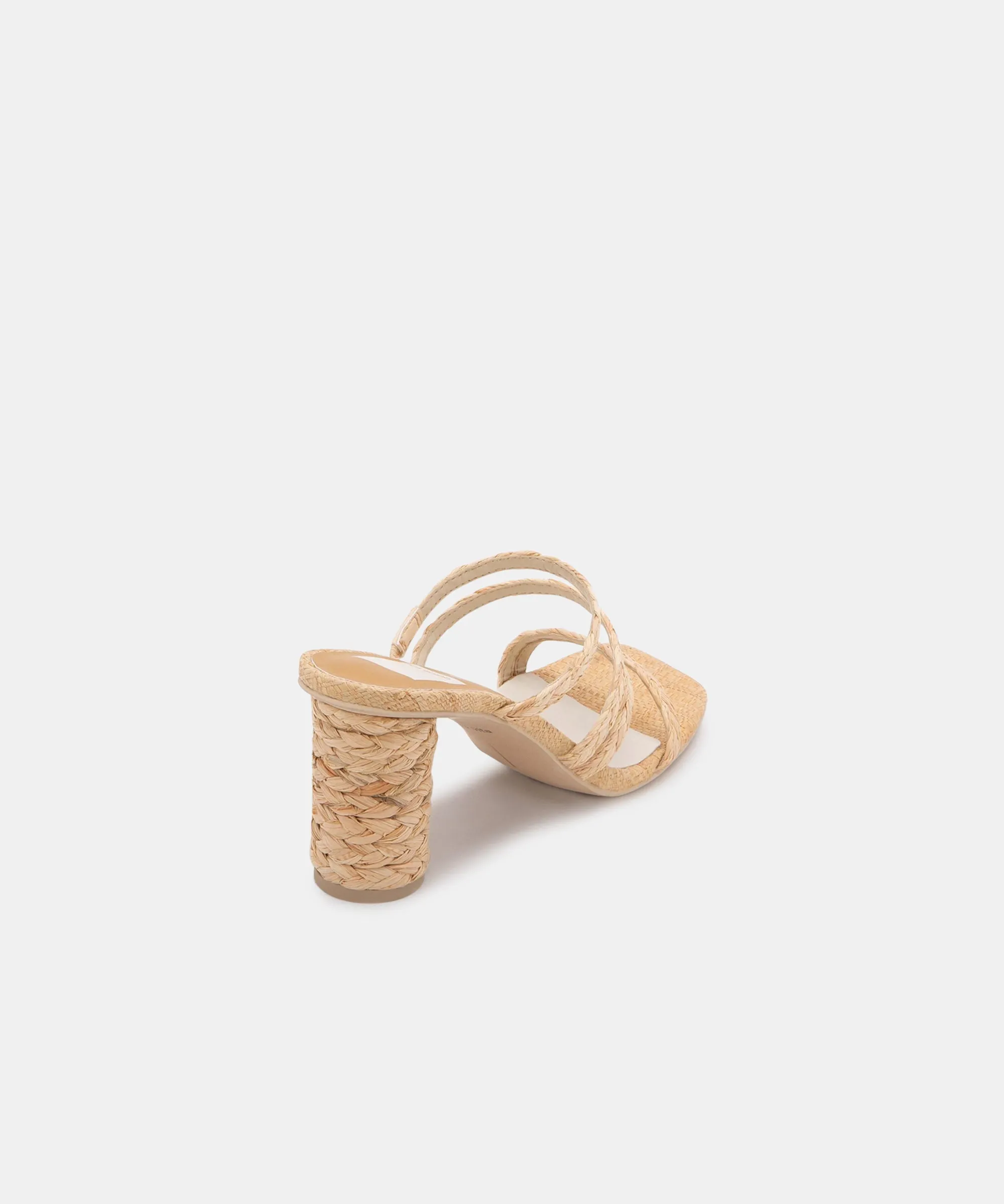 NOVA HEELS LT NATURAL RAFFIA - re:vita