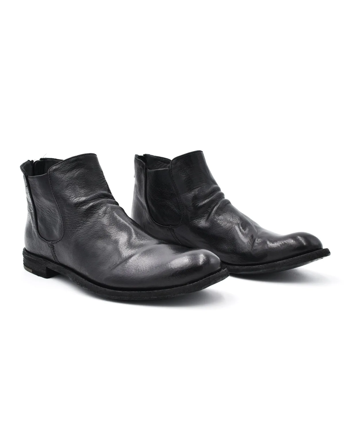 Officine Creative Lexicon Low Black Ankle Boot