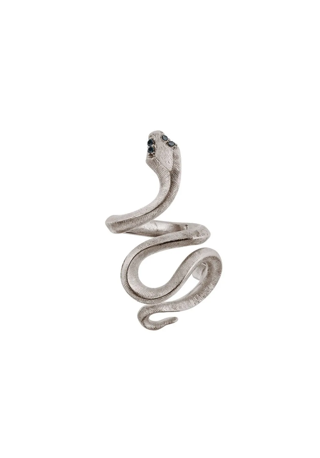 Ole Lynggaard Sweet Spot 18KWG Leather Wrap Snake Charm