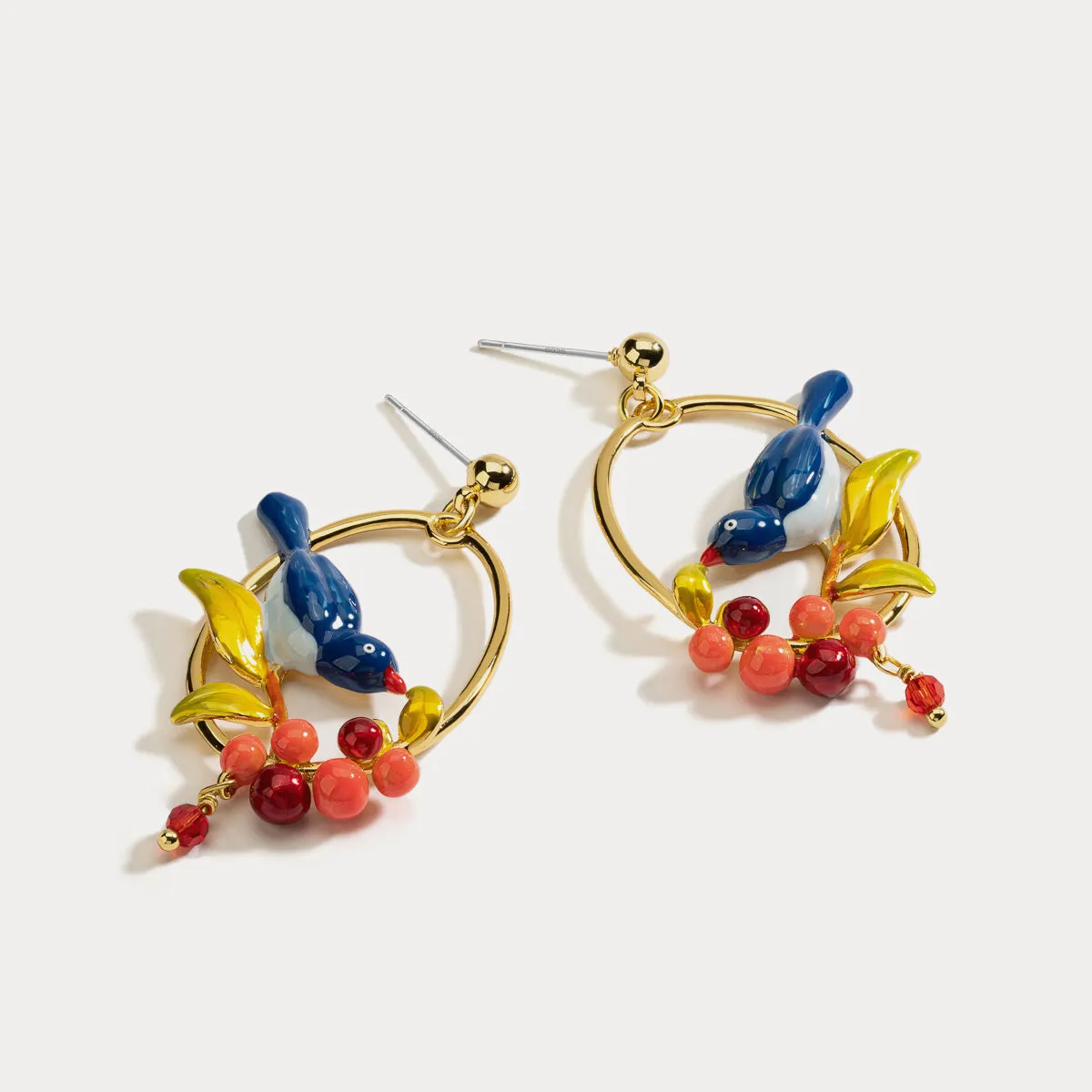 Pair of Lovebirds Earrings