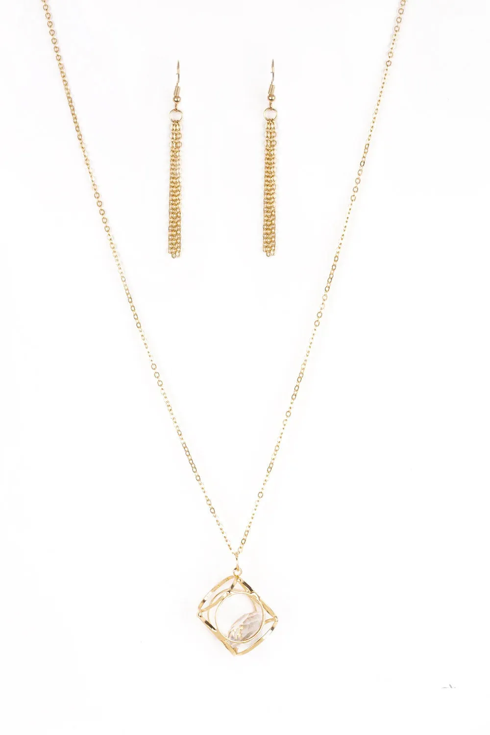 Pandoras Box Gold Necklace Set