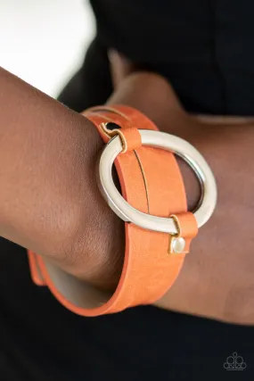 Paparazzi Cowgirl Cavalier Orange Wrap Bracelet