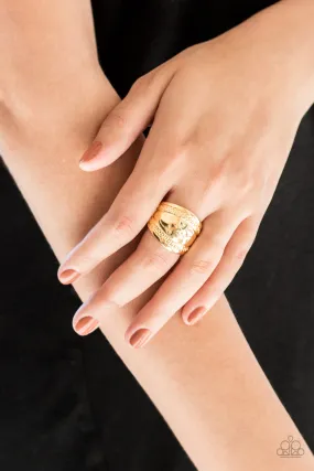 Paparazzi Sunset Groove Gold Ring