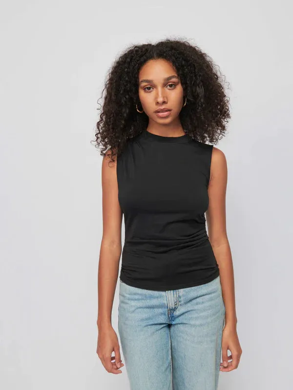 PAZ DRAPED MUSCLE TEE - NATION