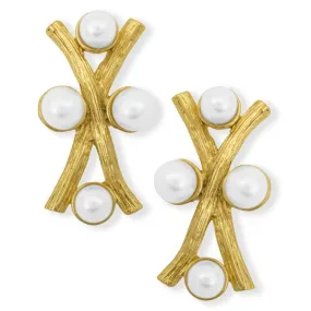 Pearl statement Earrings