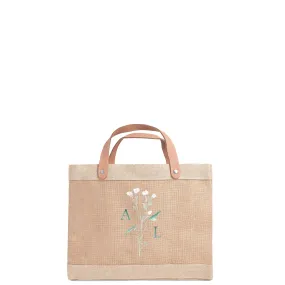 Petite Market Bag in Natural Wildflower by Amy Logsdon