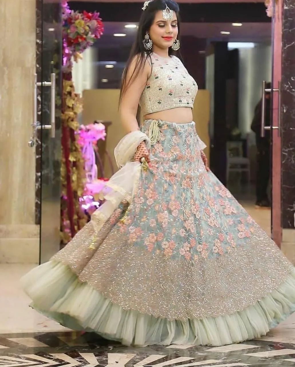 pista-net-fancy-embroidery-work-lehenga-choli