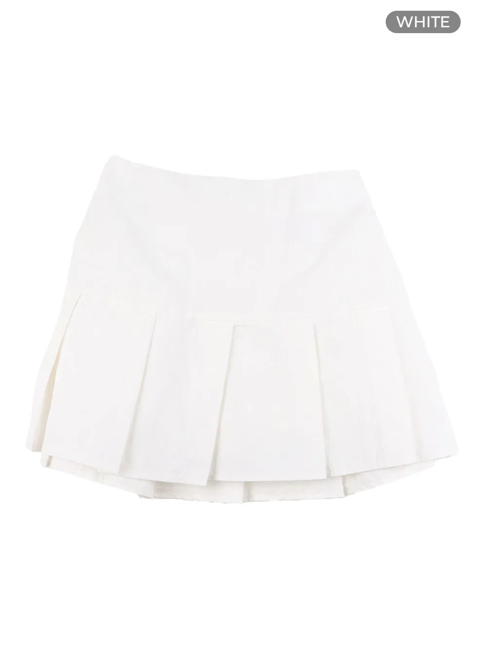 Pleated Nylon Mini Skort CA409