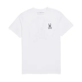 Psycho Bunny Men's Crosby Reflective Print Graphic Tee - White