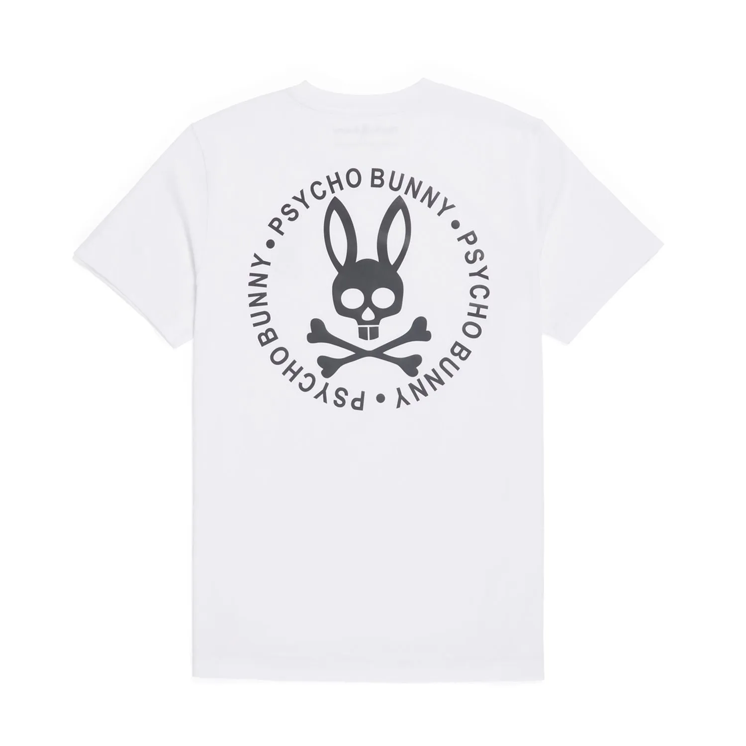 Psycho Bunny Men's Crosby Reflective Print Graphic Tee - White