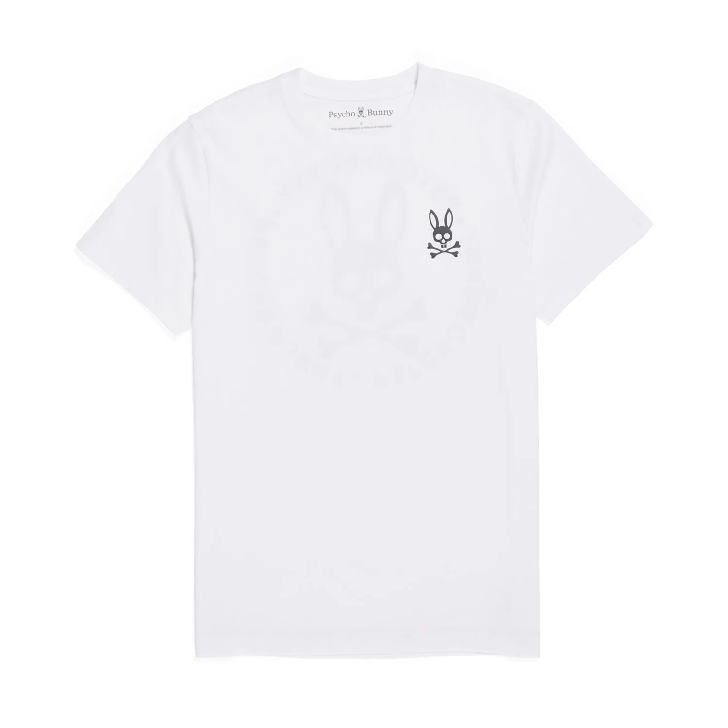 Psycho Bunny Men's Crosby Reflective Print Graphic Tee - White