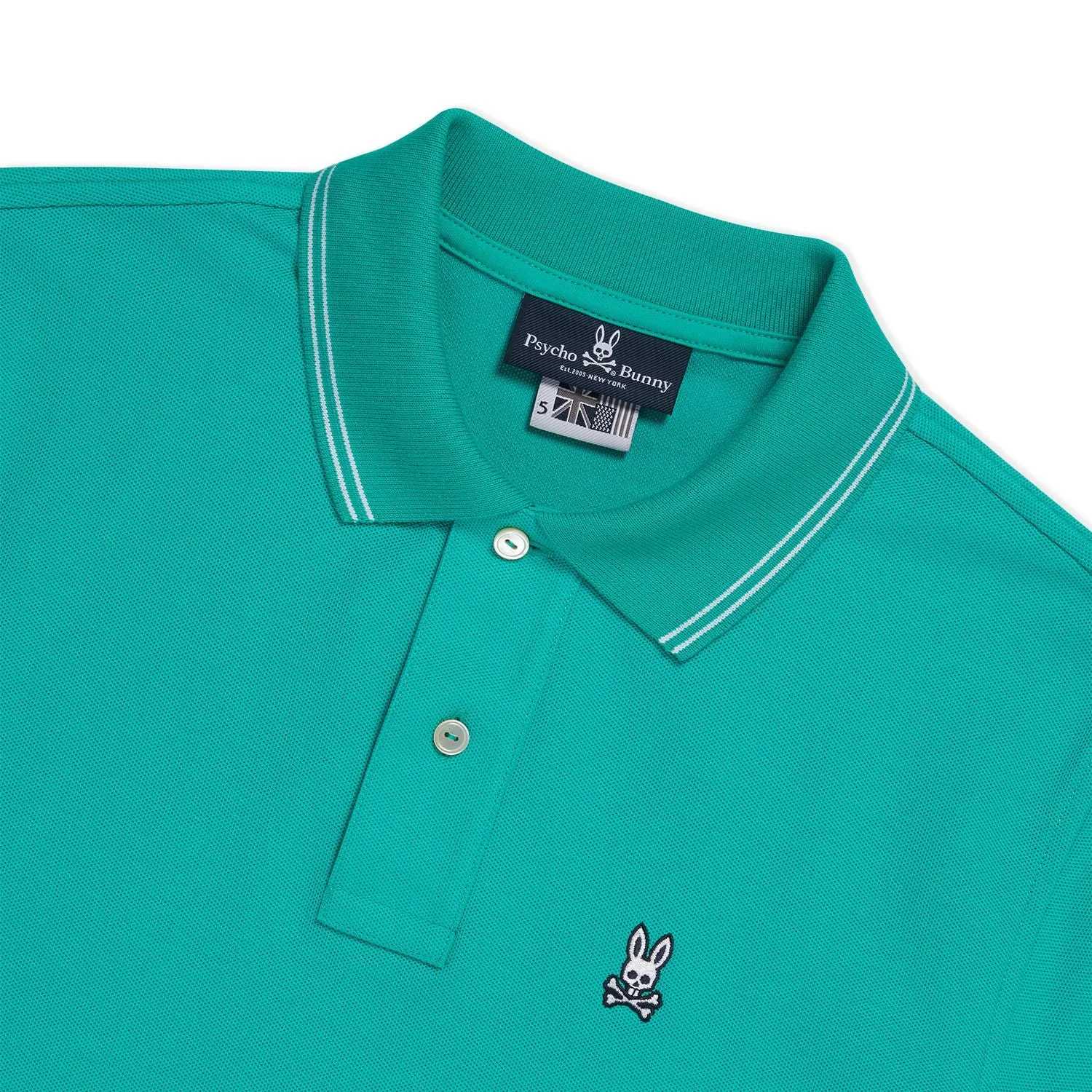 Psycho Bunny Mens Logan Polo - Mountain Glade