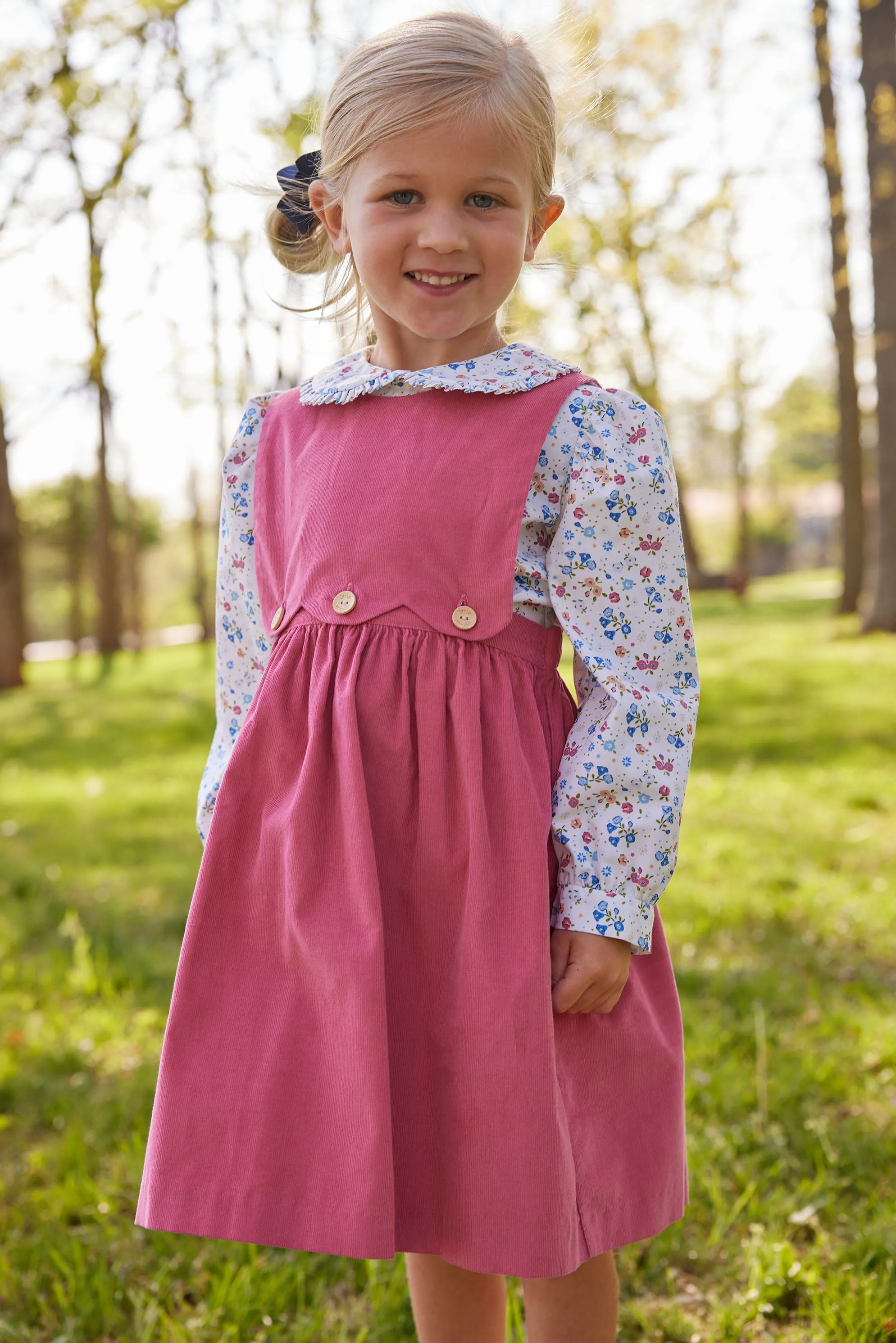 Ruffled Peter Pan Blouse - Essex Floral