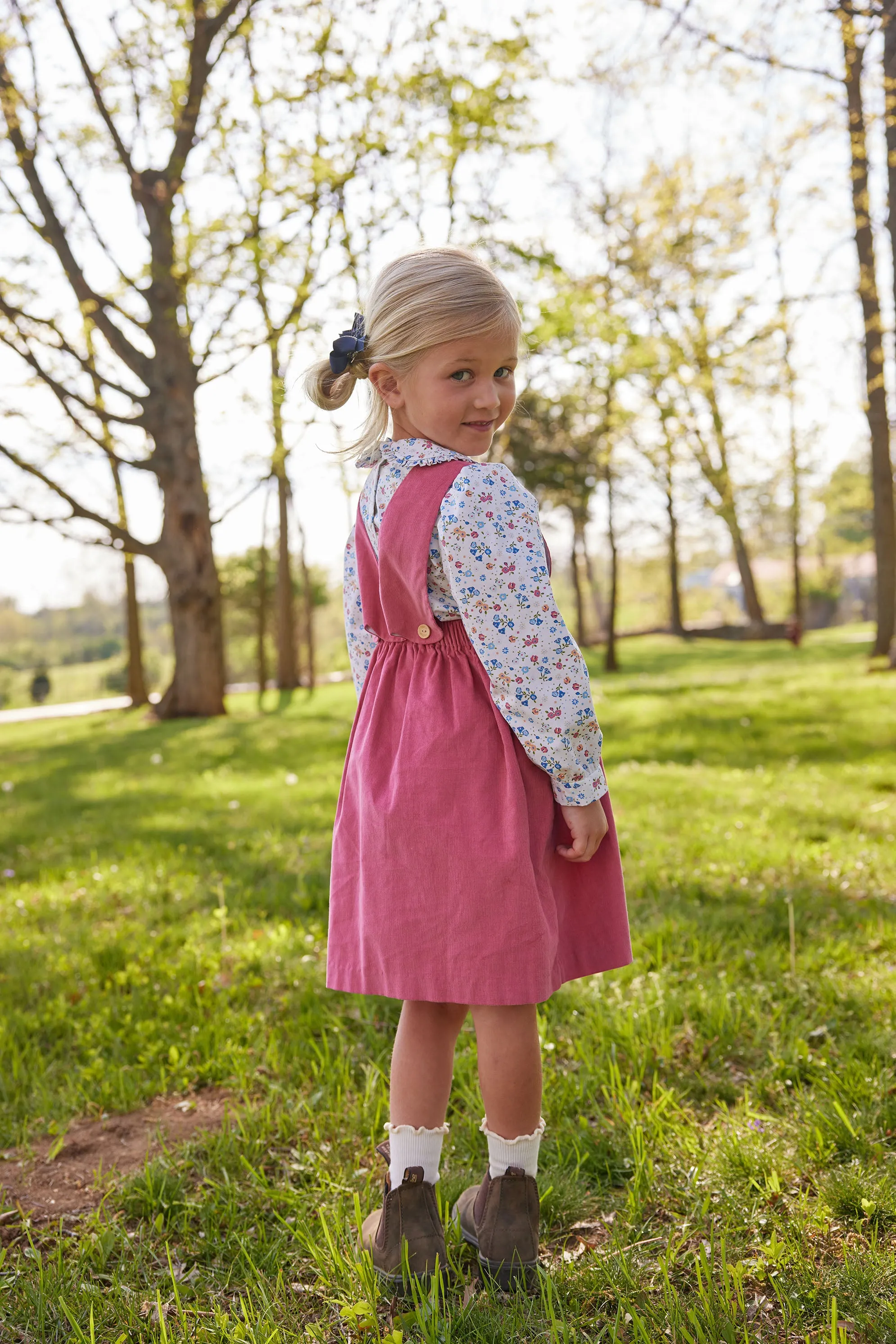 Ruffled Peter Pan Blouse - Essex Floral