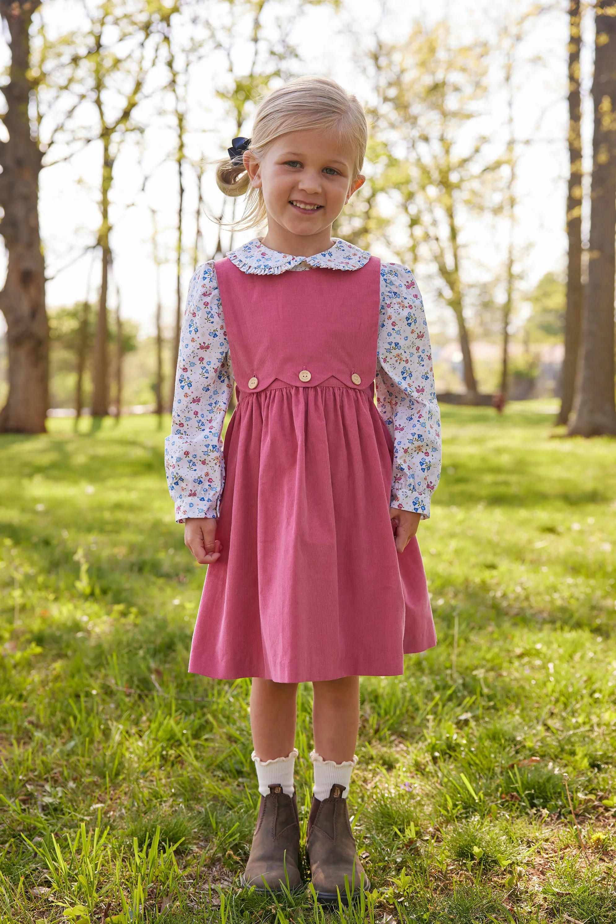 Ruffled Peter Pan Blouse - Essex Floral