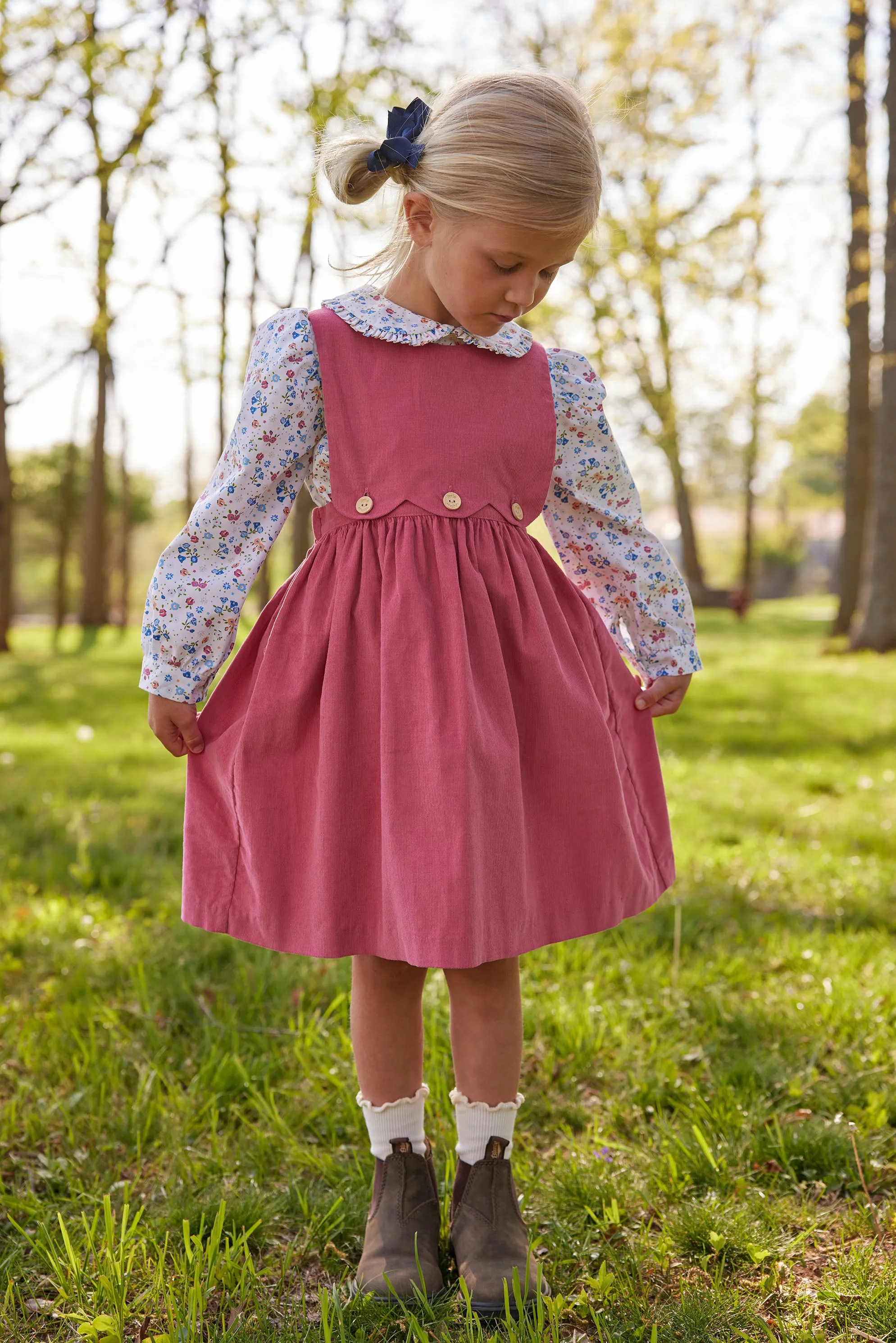 Ruffled Peter Pan Blouse - Essex Floral