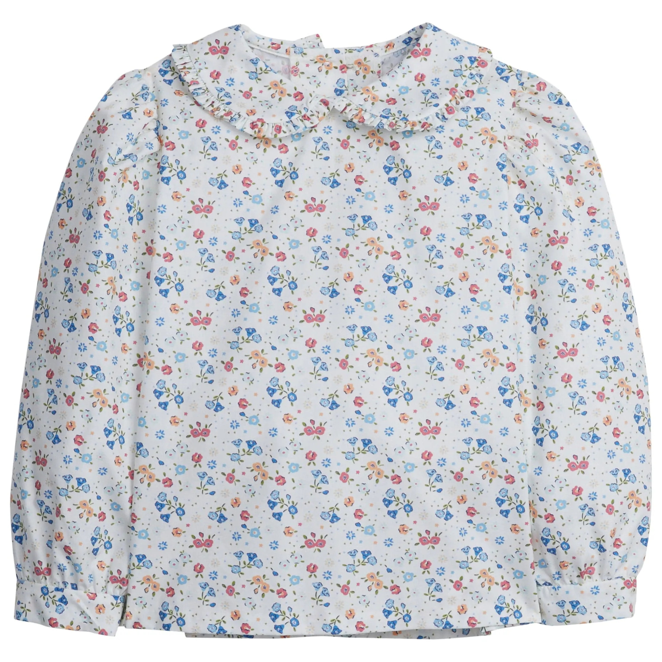 Ruffled Peter Pan Blouse - Essex Floral