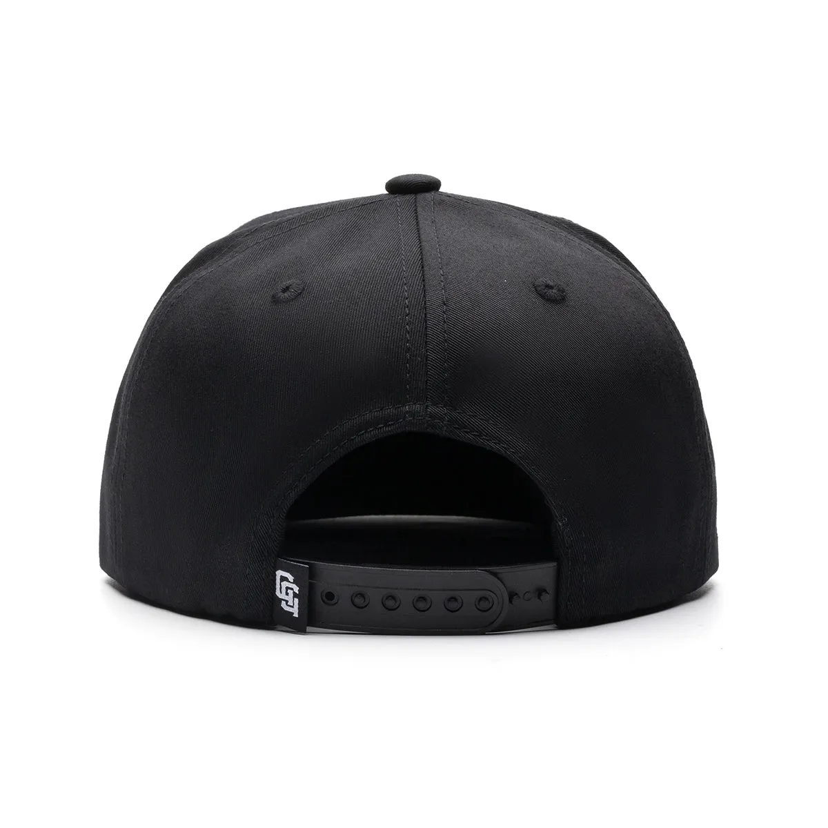 Sinking Putts & Banging Sluts Black SnapBack Golf Hat - Flat Brim