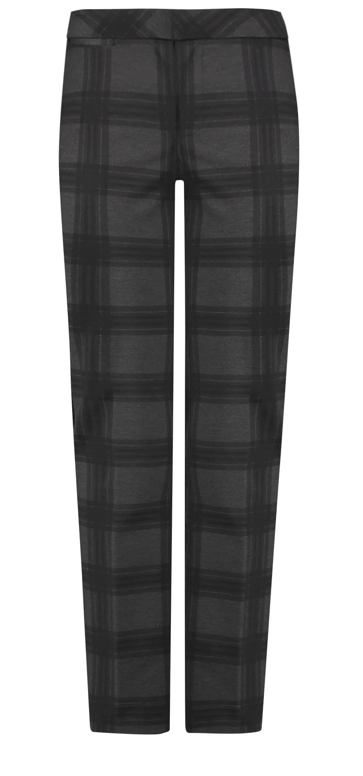 Slim Trouser Geruit Jersey | Piedmont Plaid