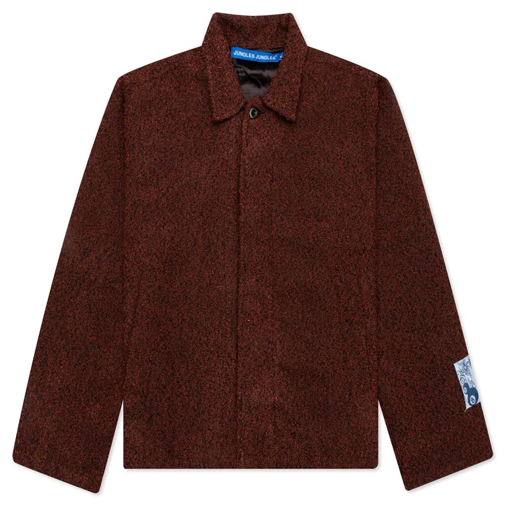 Static Pleated Jacket - Brown