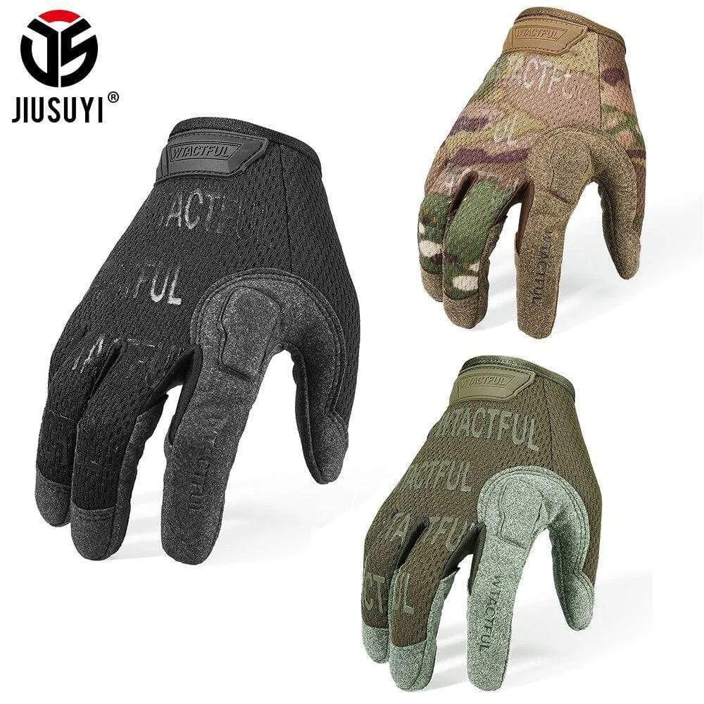 Tactical Gloves Full Finger Glove Men Mittens Army Military Paintball Airsoft Shooting Cycling Breathable Microfiber New