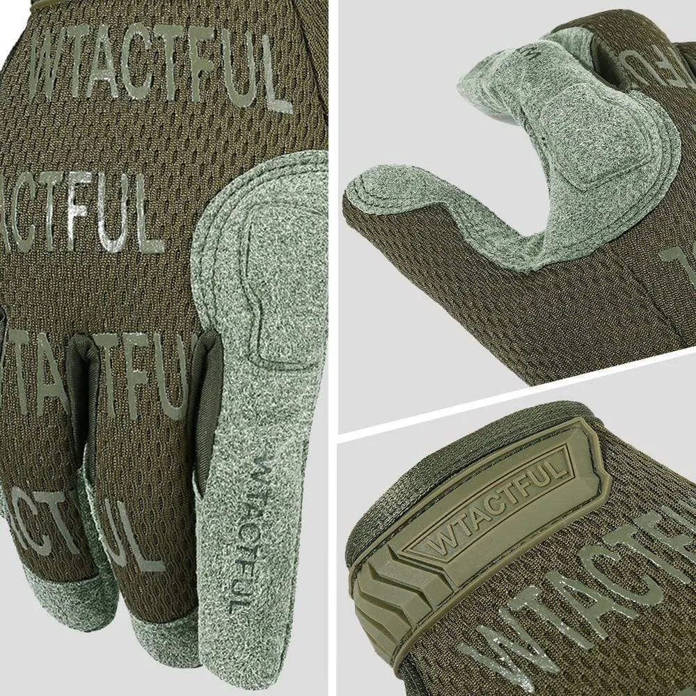 Tactical Gloves Full Finger Glove Men Mittens Army Military Paintball Airsoft Shooting Cycling Breathable Microfiber New