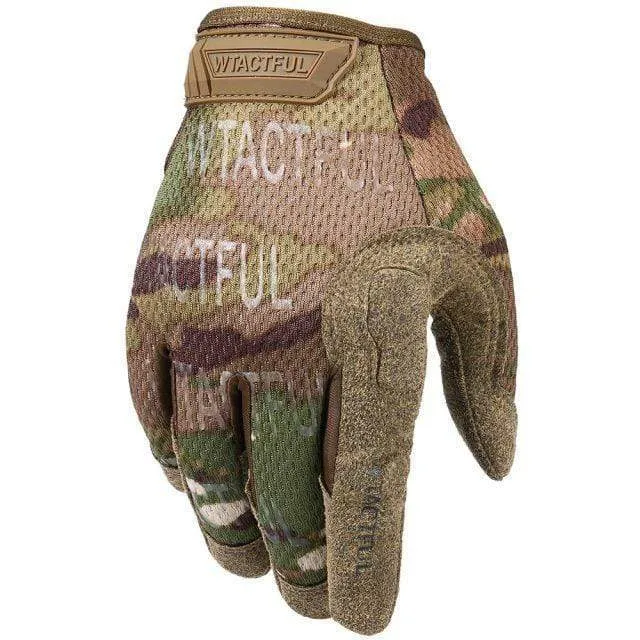 Tactical Gloves Full Finger Glove Men Mittens Army Military Paintball Airsoft Shooting Cycling Breathable Microfiber New