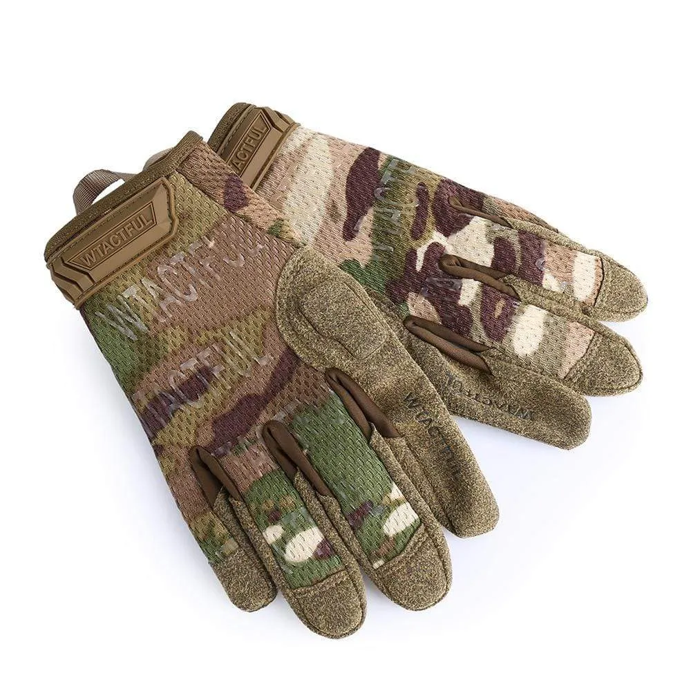 Tactical Gloves Full Finger Glove Men Mittens Army Military Paintball Airsoft Shooting Cycling Breathable Microfiber New