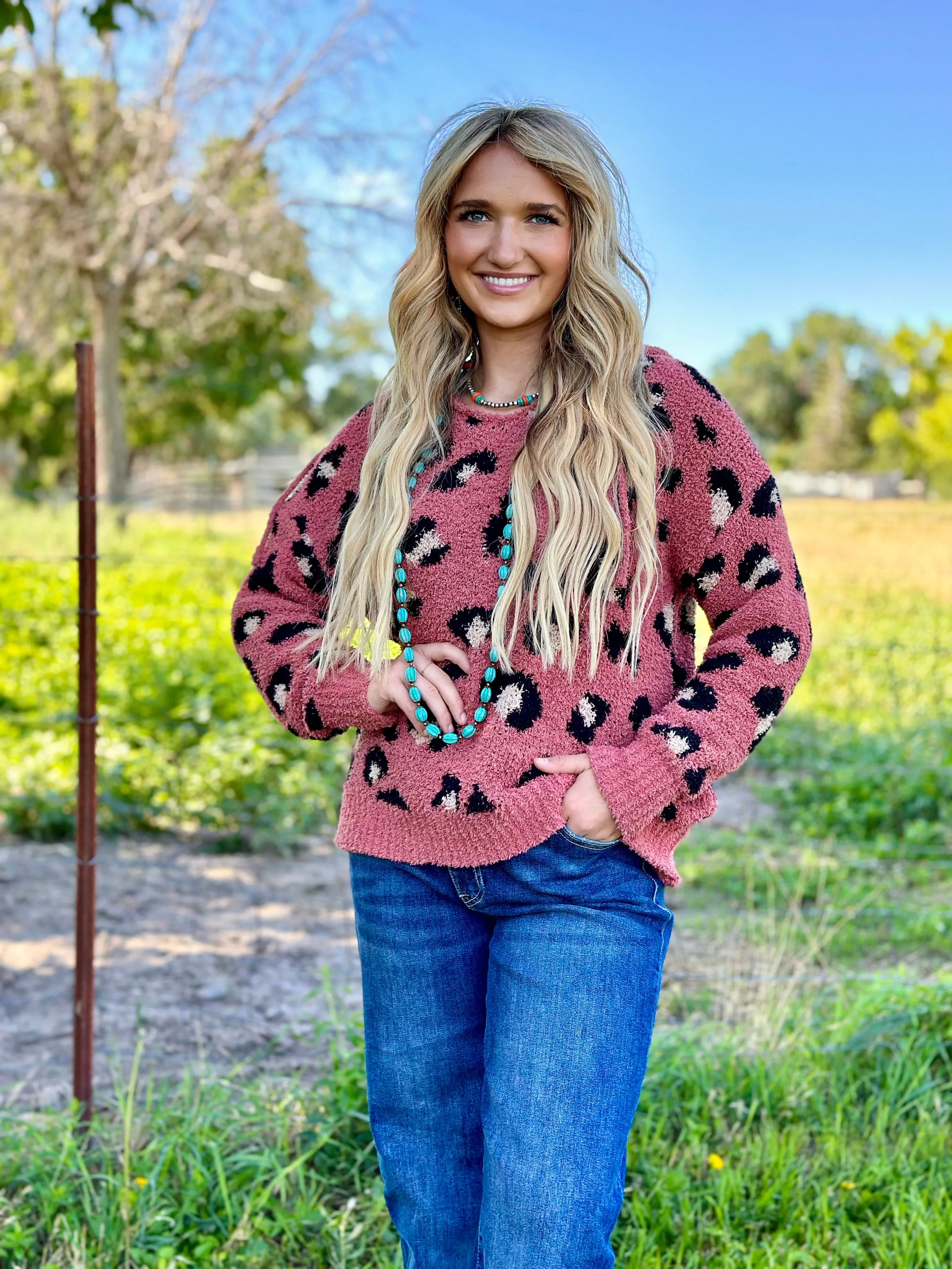 The Back To School Fall Leopard Sweater