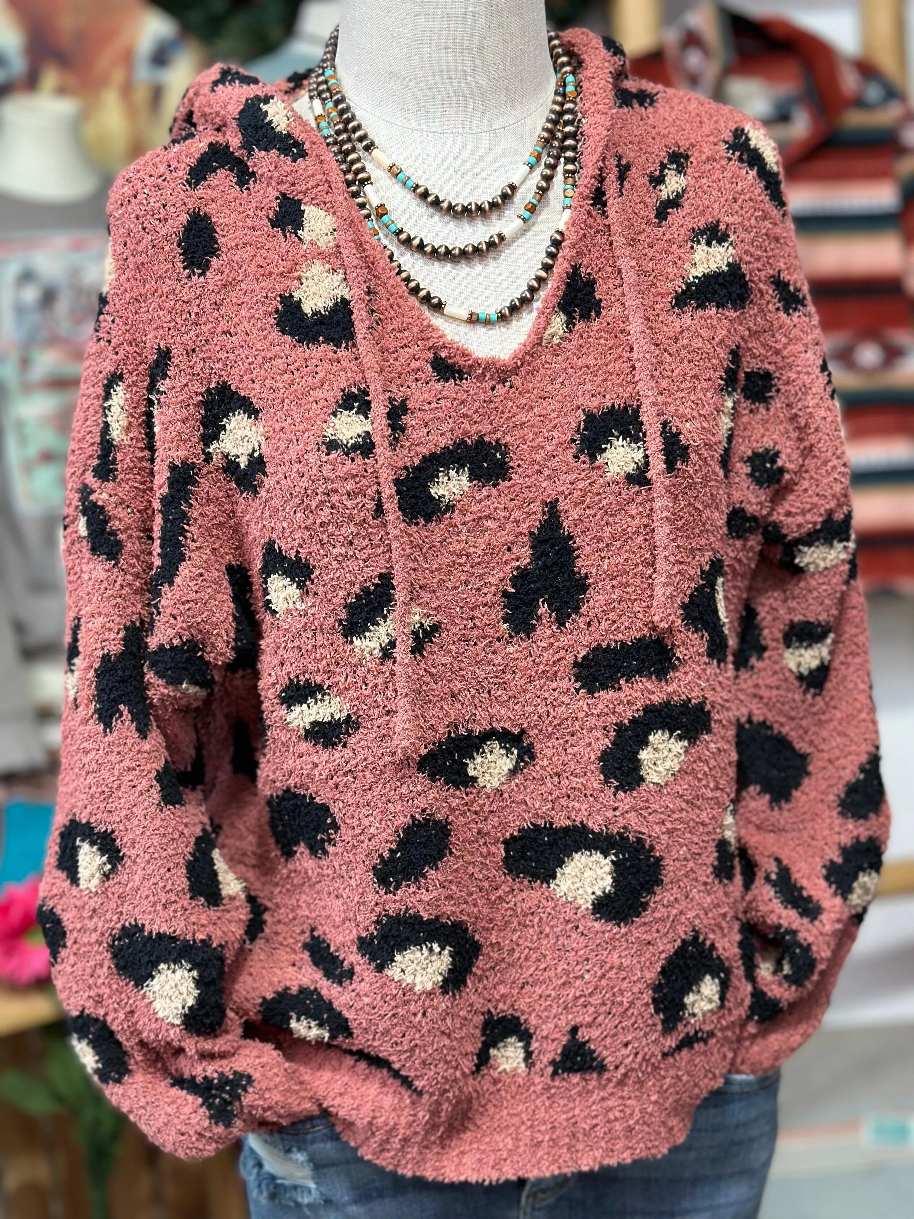 The Back To School Fall Leopard Sweater