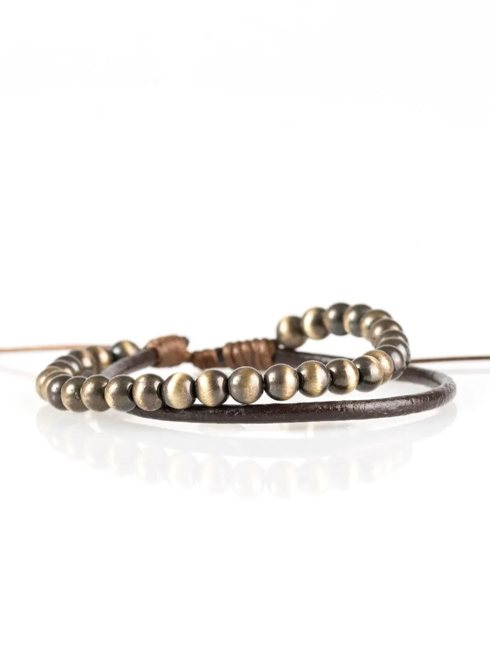 Tranquil Trails Brown Bracelet