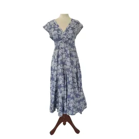 TU Blue & White Printed Summer Dress | Gently Used |