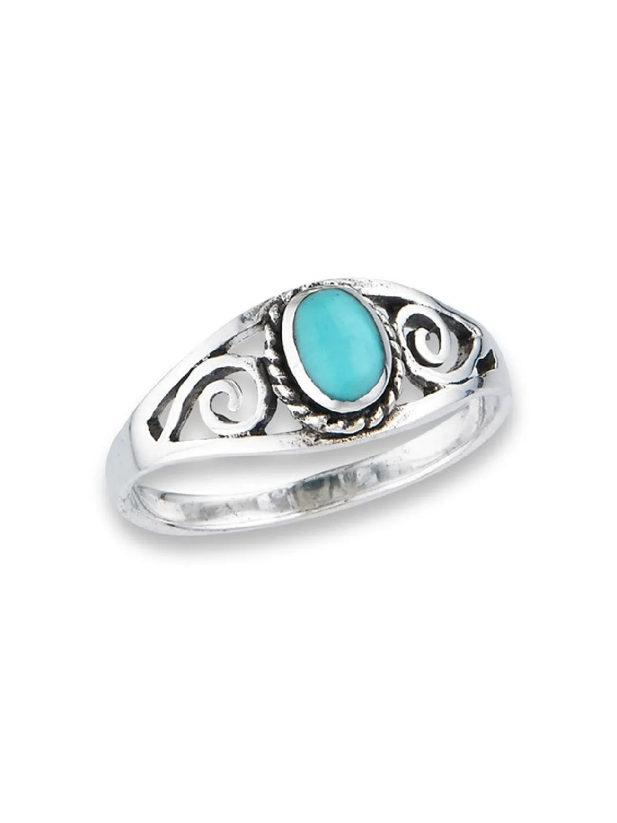 Turquoise Scroll Ring