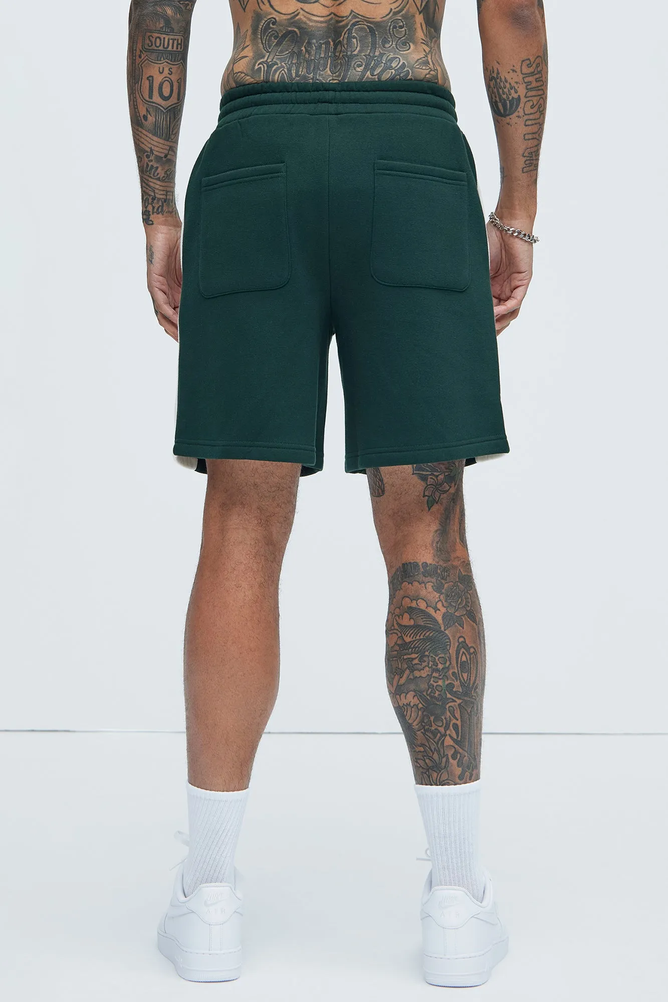 Tyson Desmond Sweat Shorts - Green/combo