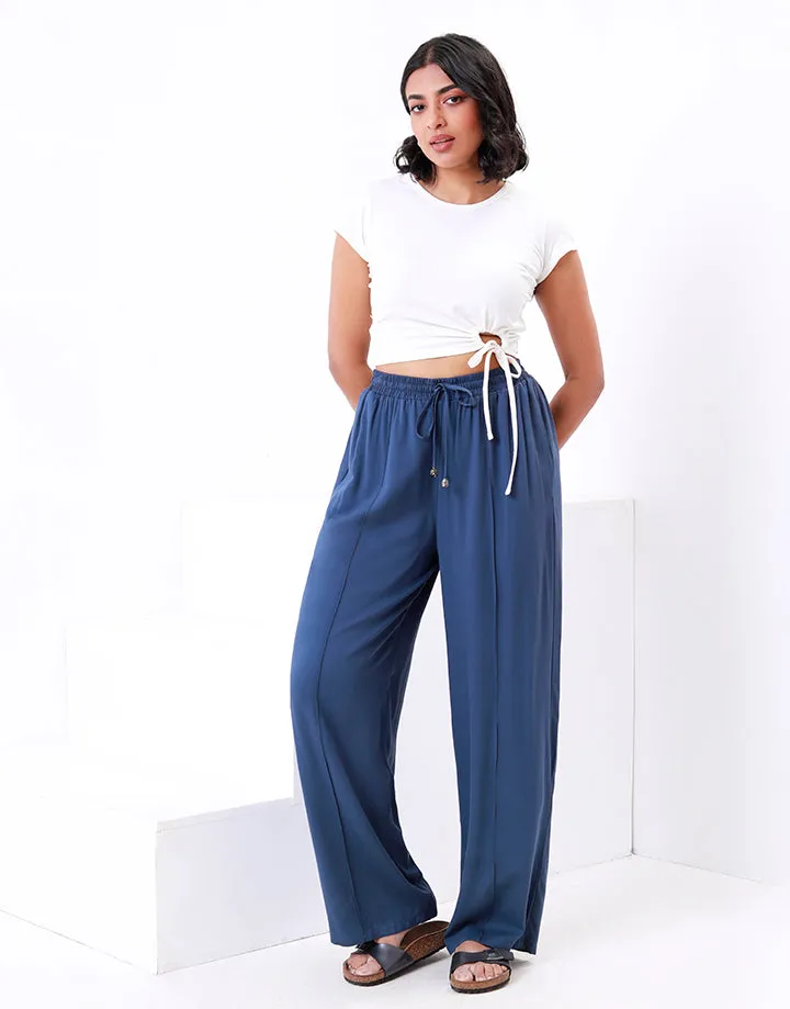 Viscose Pant with Side Pockets