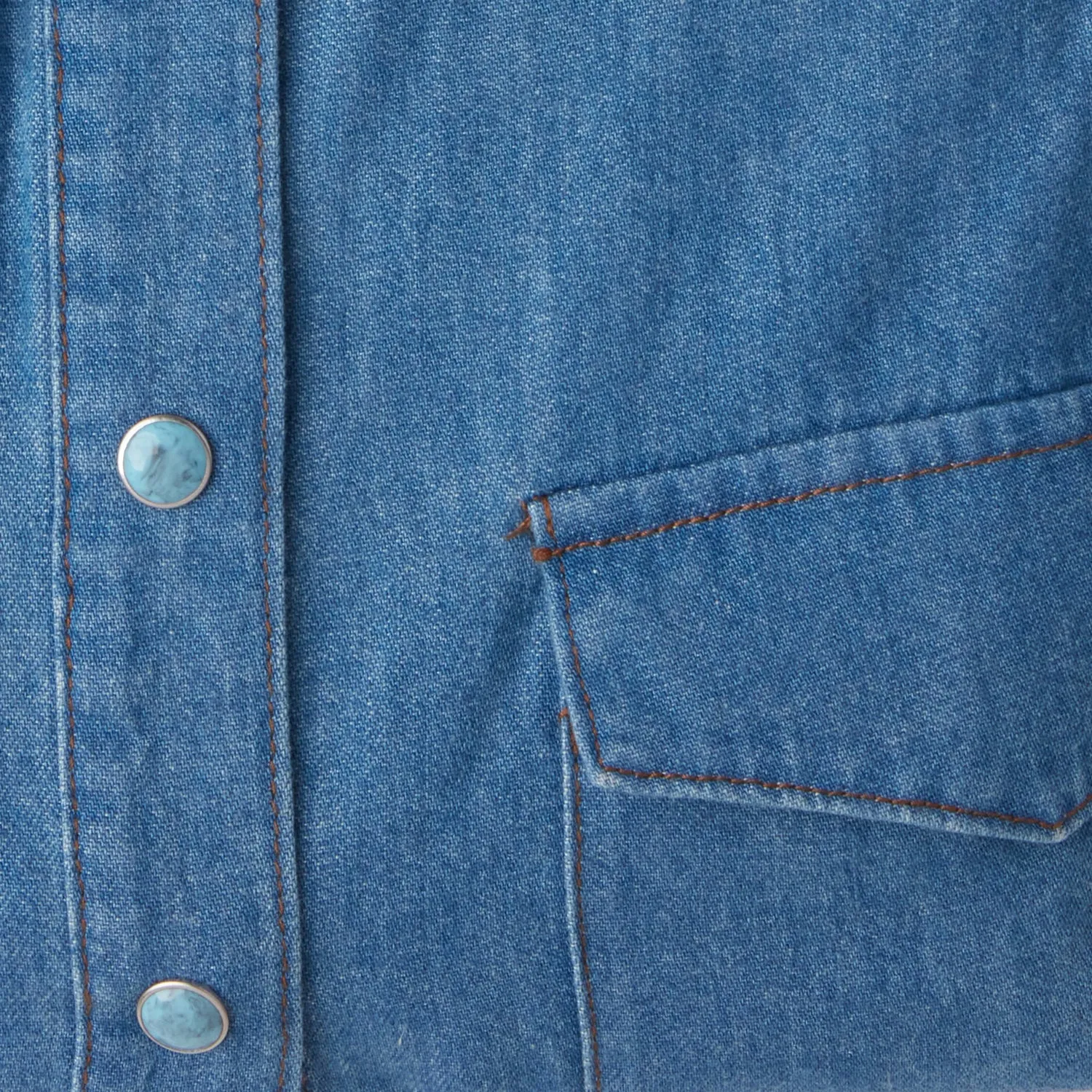 Women's Chambray Shirt :: Light Denim