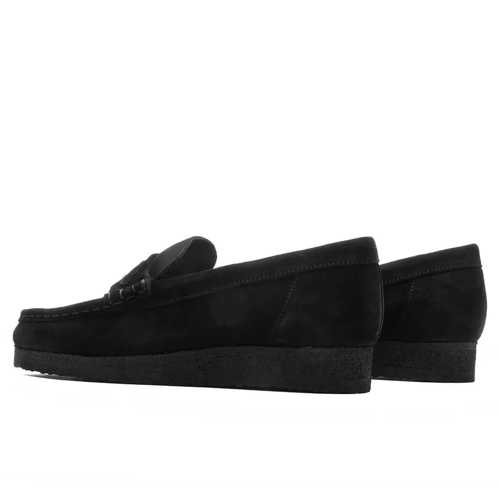 Women's Wallabee Loafer - Black Suede