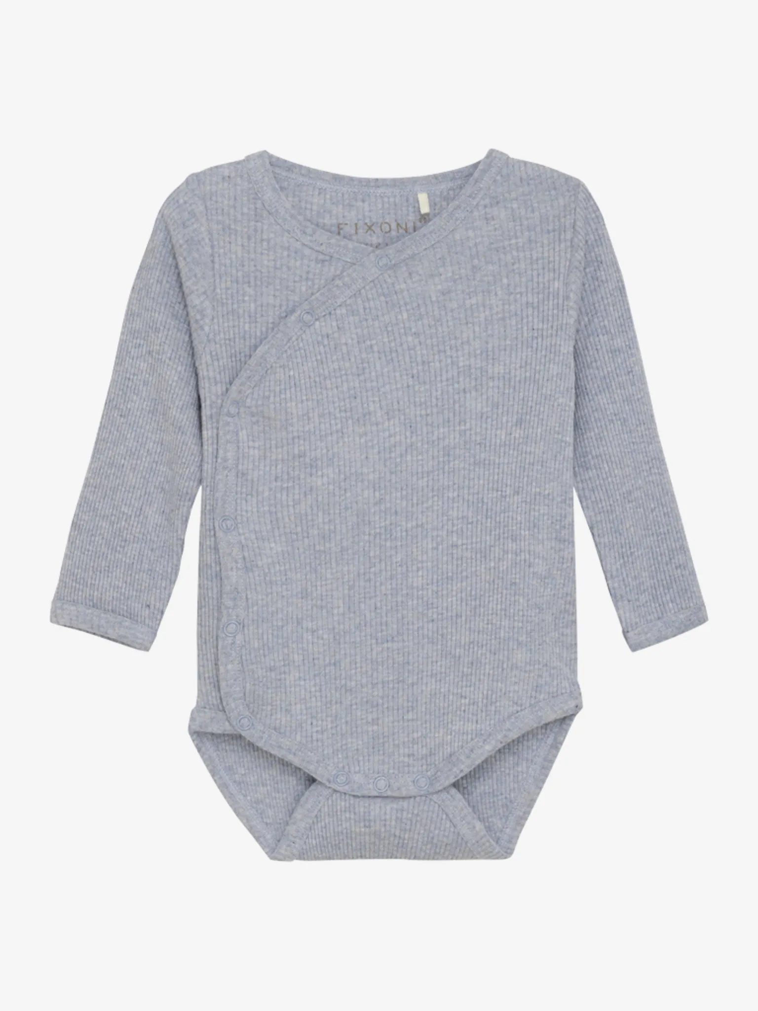 Wrap Body LS Rib - Gray Dawn