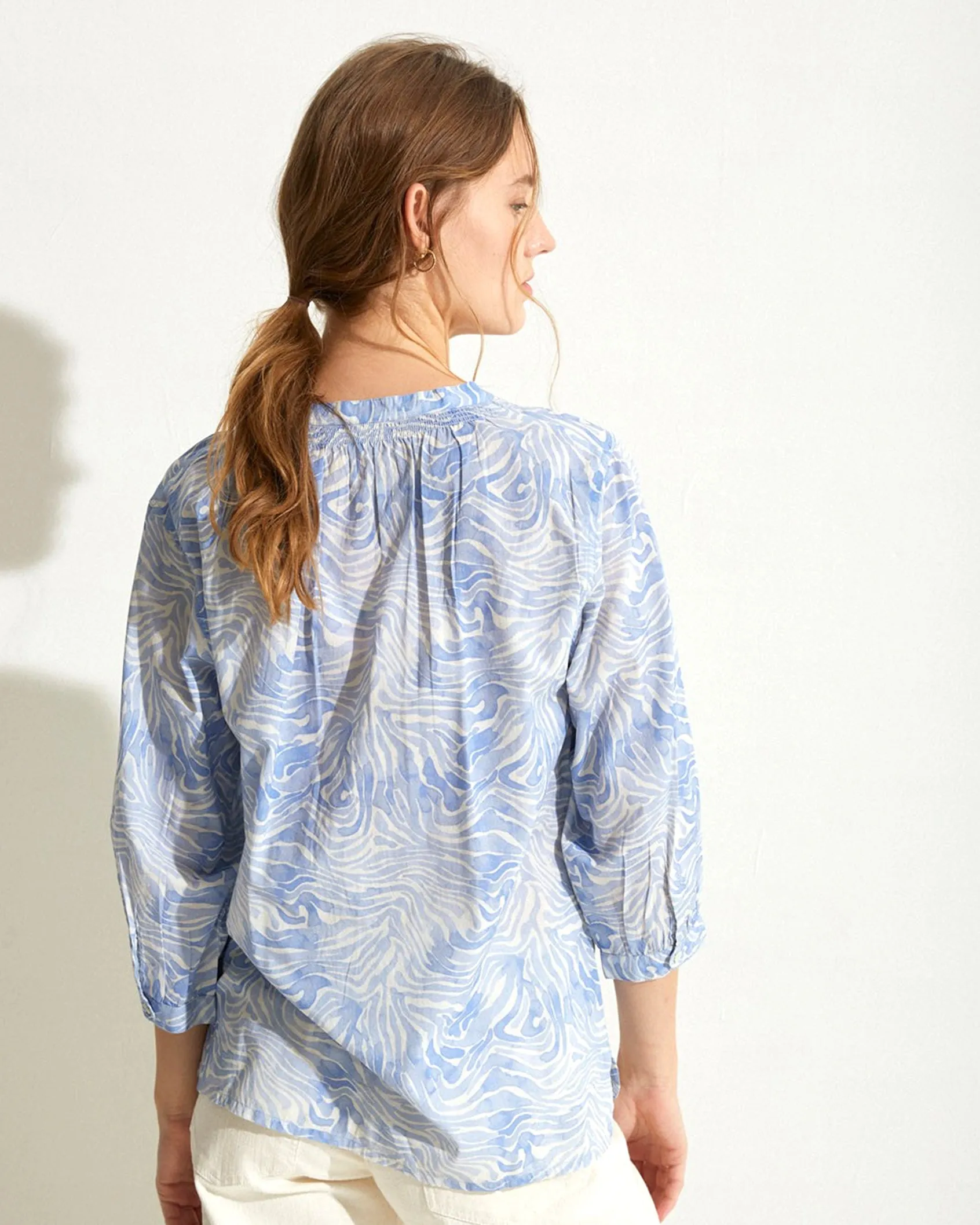 Yerse Reflects Print Blouse