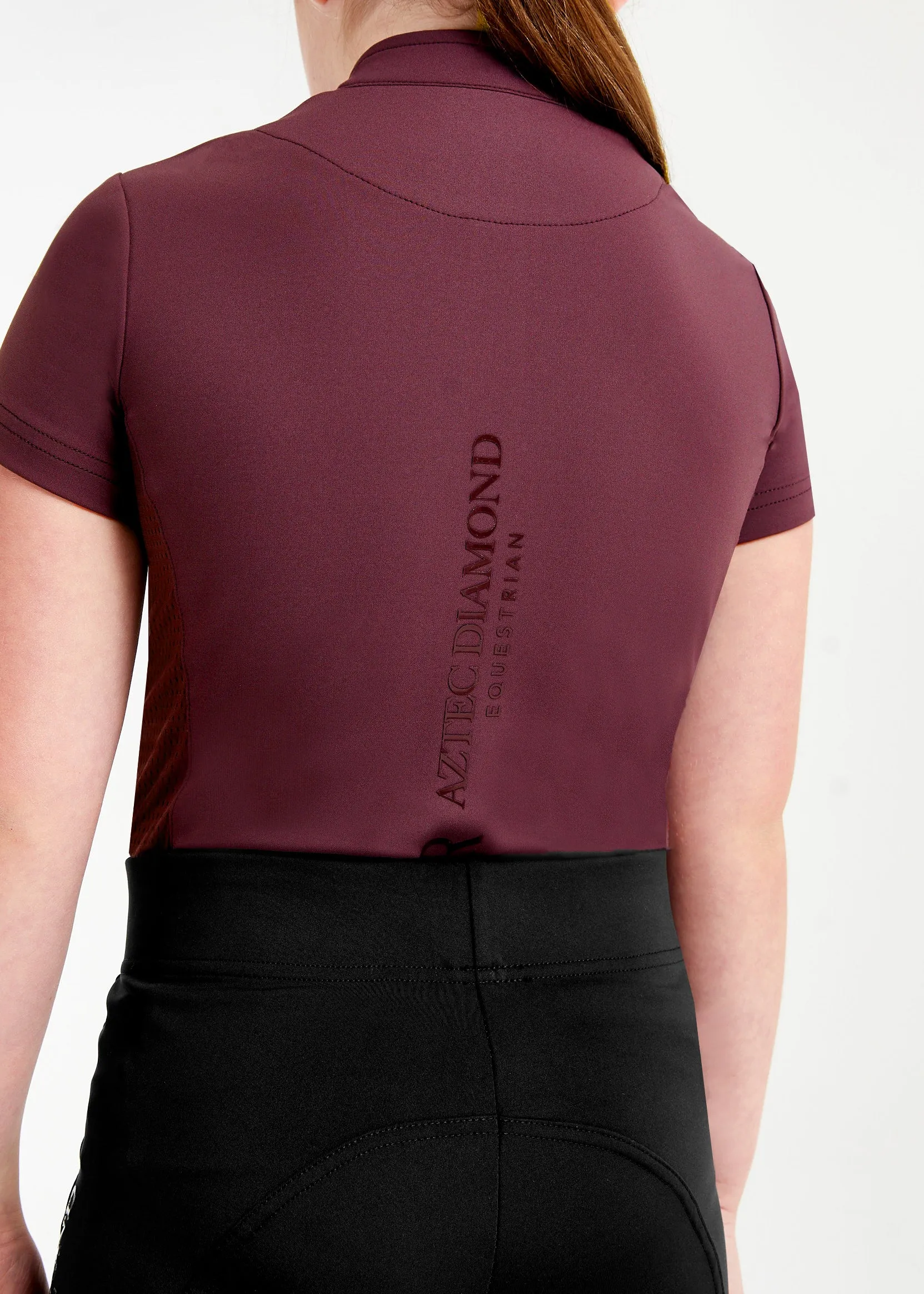 YR Burgundy Short Sleeve Base Layer